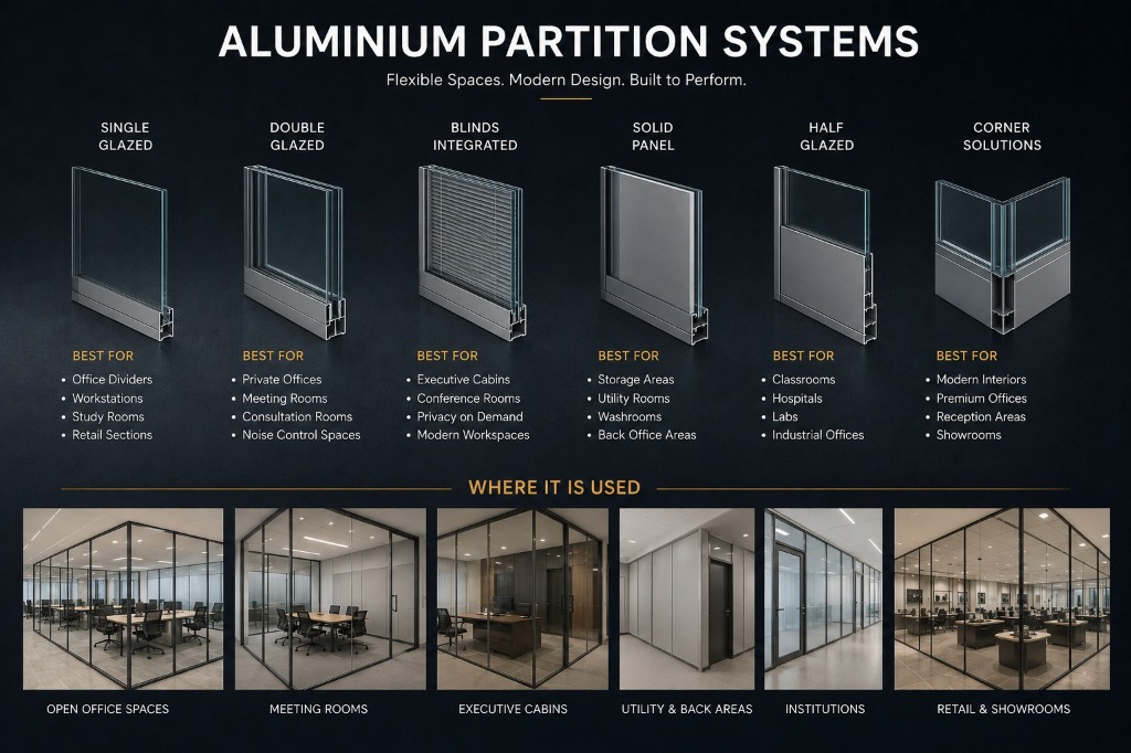 Aluminium Partition Systems