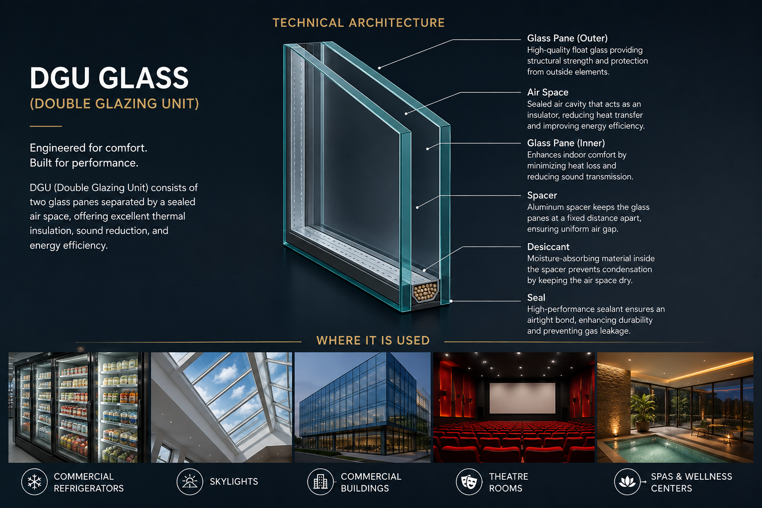 DGU Glass Architectural Application