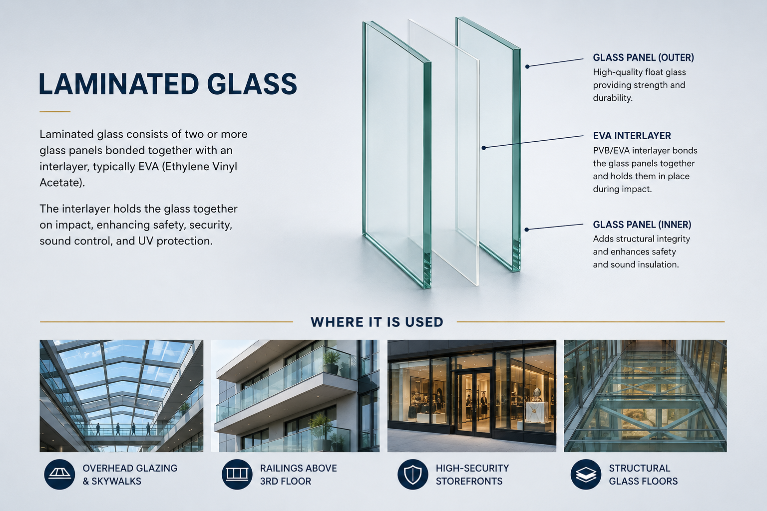 Laminated Glass Architectural Application